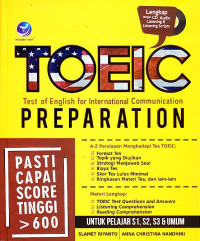 Image of TOEIC Preparation, Test of English for International Communication + CD