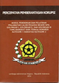 Image of Percepatan Pemberantasan Korupsi