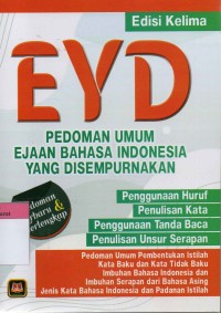 Image of EYD: Pedoman Ejaan Bahasa Indonesia Yang Disempurnakan