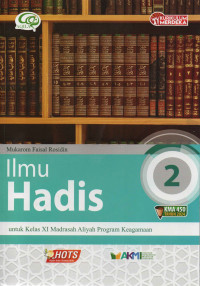 Image of Ilmu Hadis 2: untuk Kelas XI Madrasah Aliyah Program Keagamaan