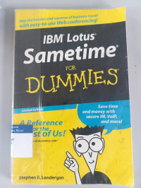 Image of IBM Lotus Sametime For Dummes