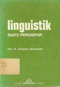 Image of Linguistik Suatu Pengantar